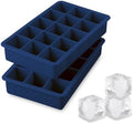 Tovolo Silicone Ice Cube Tray Deep Indigo Pack of 2 BPA Free Ice Tray