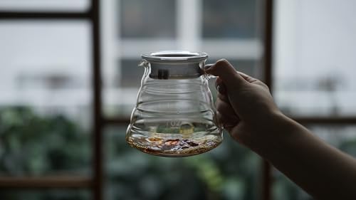 HARIO V60 Coffee Pour Over Kit, Ceramic Dripper, 100ct Filters