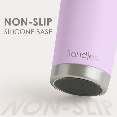 SANDJEST Purple Tumbler 20oz Stainless Steel Double Wall Vacuum