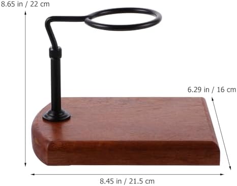 Coffee Dripper Stand with Wood Base Adjustable Hand Brew Rack