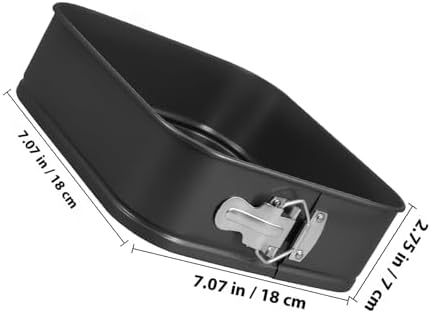 3pcs Square Springform Cake Pan Nonstick Steel Set, for Cheesecakes