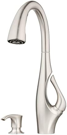 Pfister Indira Pull-Down Kitchen Faucet, Stainless Steel