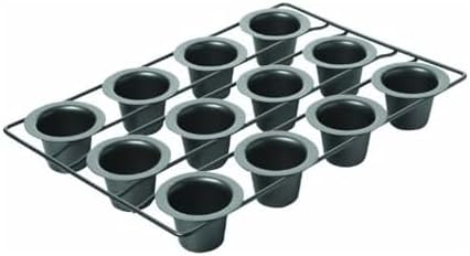 Chicago Metallic 26121 Professional 12-Cup Non-Stick Mini-Popover Pan