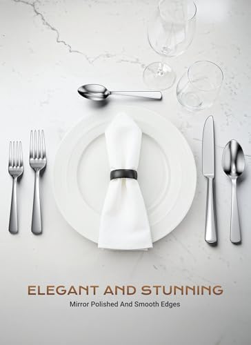 20-Piece Flatware Sets, Silverware Set for 4, Durable Stainless Steel