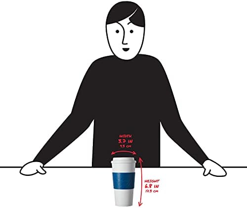 Copco Acadia 16 oz Travel Mug - Insulated Reusable Coffee Tumbler with