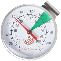 VIA CREMA Milk Frother Jug Thermometer