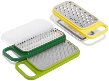 Joseph Joseph Multi-Grate & Store Cheese Grater & Zester Set, 3-in-1