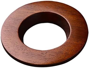 Gralara Ceramic Pour Over Coffee Dripper with Black Wood Stand, Manual