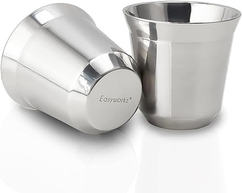 Easyworkz Stainless Steel Sugar bowl and Creamer Set and Stainless