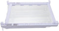Egg Holder Drawer Refrigerator Organizer Dispenser White Plastic