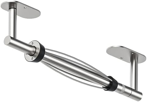 Under Cabinet Paper Towel Holder, One-Hand Operable, Silver