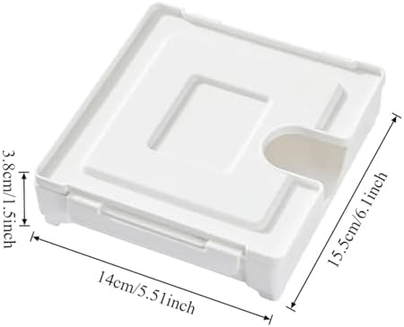 1pc Coffee Filter Storage Box Refrigerator Holder Wall-Mounted