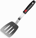 Stainless Steel Spatula, Slotted Metal Turner for Kitchen