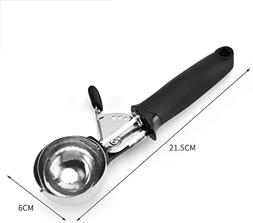 Cookie Scoop Set,Ice Cream Scoop with Trigger,Stainless Steel Portion