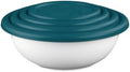 8-piece lidded bowl set, plastic nesting bowls, suitable for food