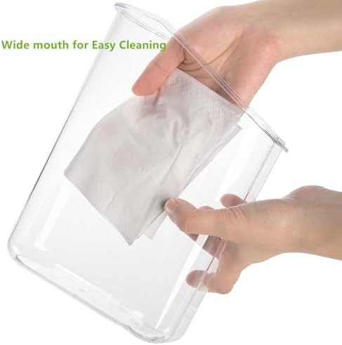 DEAYOU 2 Pack Bird Seed Storage Container, 3 Qt/2.8 L Airtight Cereal