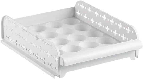 Egg Dispenser Home Fridge Food Fresh Keep Storage Box PP Drawer Type