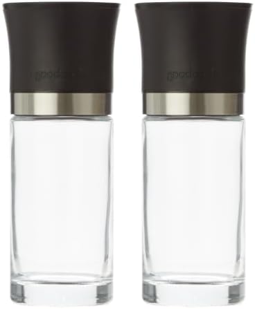 GoodCook Salt & Pepper Grinder Mill Set of 2, Black