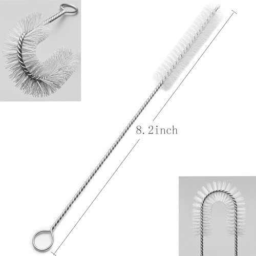 Straw Brush Cleaner (10 Pack), Flexible Nylon Pipe Tube Cleaning