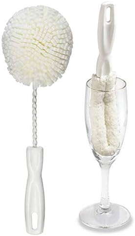 FryOilSaver Co. Crystal Stemware & Goblet Cleaning Brush, Set of 2