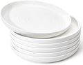 Sweese Porcelain Dinner Plates Set of 6, 10.5 Inch Dish Set