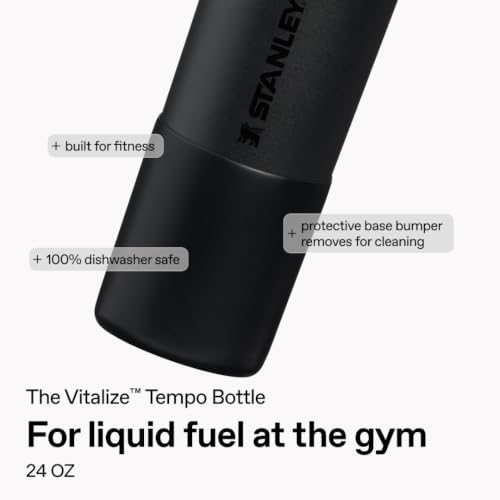STANLEY Vitalize Tempo Bottle, 24 oz, Stainless Steel Ash