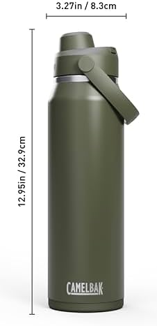 CamelBak Thrive Chug Stainless Steel Water Bottle 32oz, Moss