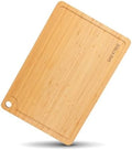 Bamboo Cutting Boards for Kitchen, 15"L x 10"W Juice Groove Cutting