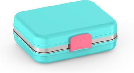 THERMOS Kids Freestyle Food Storage Lunch Kit, Teal