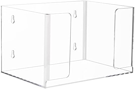 Extra Large Trash Bag Dispenser Roll Holder, Wall Mount Acrylic