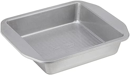 USA Pan 1120BW-3-ABC-1 American Bakeware Classics 8-Inch Square Cake