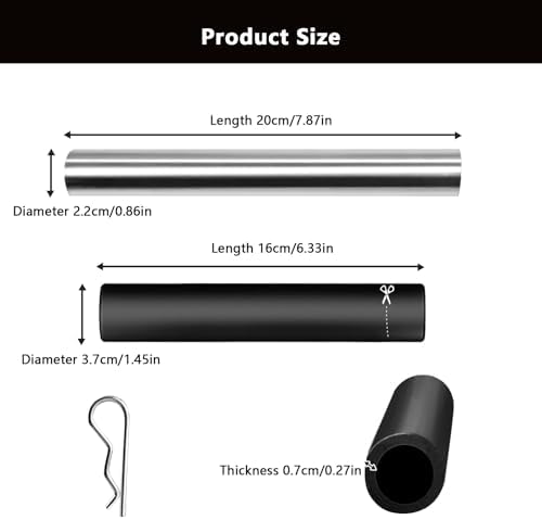 AIZYR Rubber Knock Box Bar Replacement Stainless Steel Knock Bar