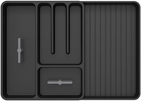 MR.SIGA Expandable Silverware Organizer, Flatware Organizer for Drawer