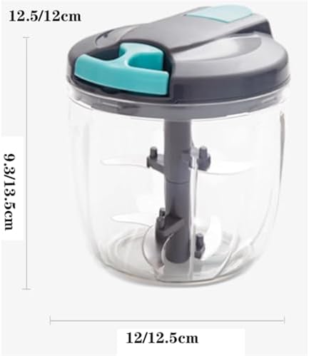 Portable Hand Pull String Garlic Mincer Onion Cutter, Garlic Press