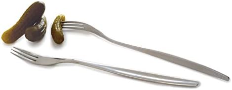 Norpro 8" Long Handle Stainless Steel Pickle Forks, Set of 2