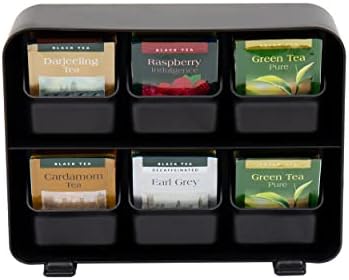 Mind Reader Tea Bag Organizer, Tea Station Organizer, Countertop