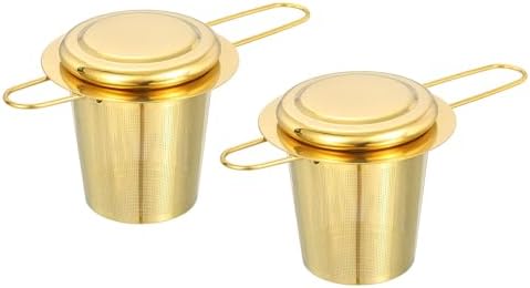 uxcell 2 Pcs Tea Infuser Filter, Fine Mesh Loose Tea Steeper