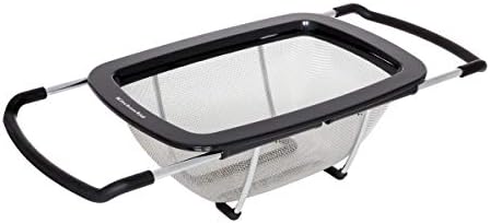 KitchenAid Expandable Stainless Steel Colander, Black