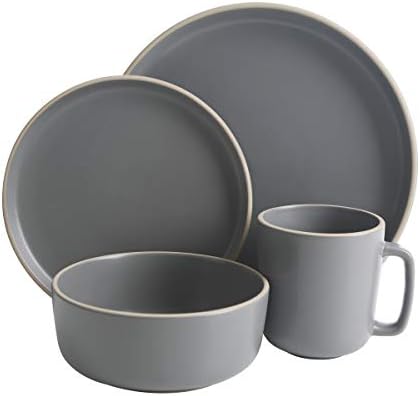 Gibson Home Zuma 16 Piece Round Kitchen Dinnerware Set, Dishes