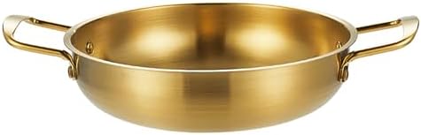 Buachois 20CM Frying Pan, Stainless Steel Nonstick Saute Pan with Dual