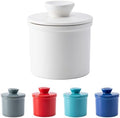 Butter Crock with Lid for Countertop, Butter Dish, Butter Keeper