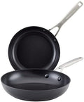 KitchenAid Hard-Anodized Induction Nonstick Frying Pan Set, 2-Piece, Black