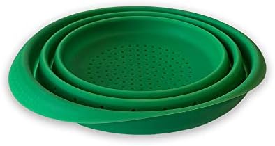 Better Houseware 4-Quart Silicone Collapsible Colander - Green