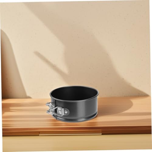 4 Piece round Springform Cake Pans Nonstick Carbon Steel