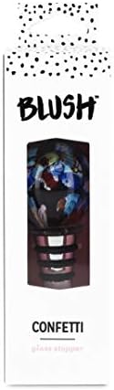 Blush Assorted Glass Globe Bottle Stoppers, Multicolor