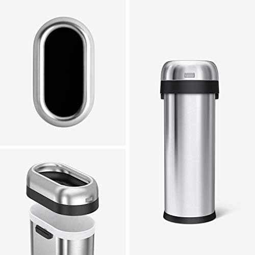 simplehuman 50 Liter Slim Open Top Trash Can