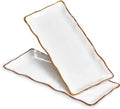 ONEMORE Large Serving Platters, 15 inch Serving Plates Set of 2