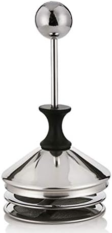 304 Stainless Steel Double-layer Manual Foamer for Milk Coffee, etc.