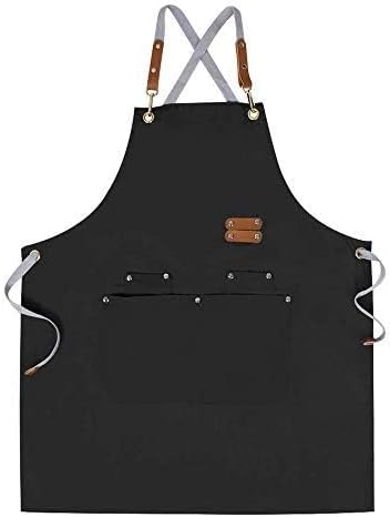 Mignongirl Chef Apron-Cross Back Apron - Image 2