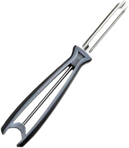 Linden Sweden Soft Grip Peeler - Gray 9 x 2.5 x 6.5 Inches, Made In